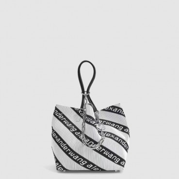알렉산더 왕 여성 록시 니트 자카드 토트 백 - Alexander Wang Womens Roxy Knit Jacquard Tote 